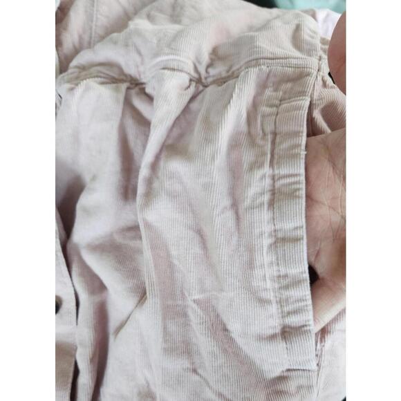 Columbia Shirt Womens Large Pink Corduroy Long Sleeve Button Front Outdoors Top - Picture 7 of 7